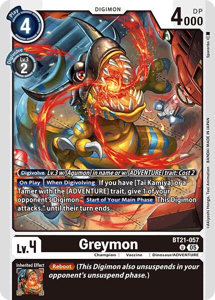 Greymon [BT21-057] [World Convergence] | Enigma On Main
