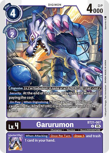 Garurumon [BT21-067] [World Convergence] | Enigma On Main