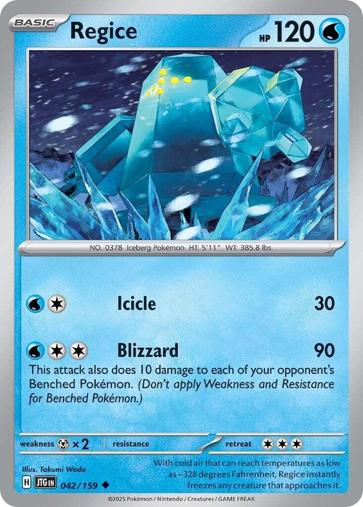 Regice (042/159) [Scarlet & Violet: Journey Together] | Enigma On Main
