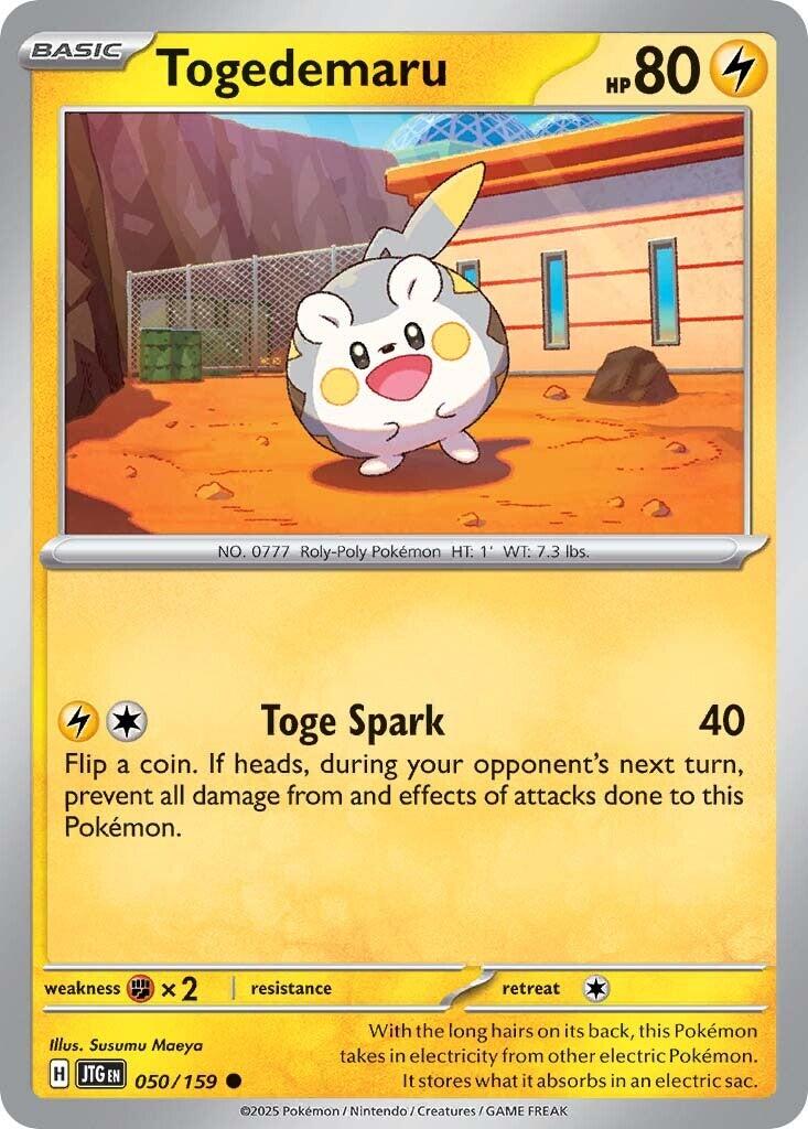 Togedemaru (050/159) [Scarlet & Violet: Journey Together] | Enigma On Main