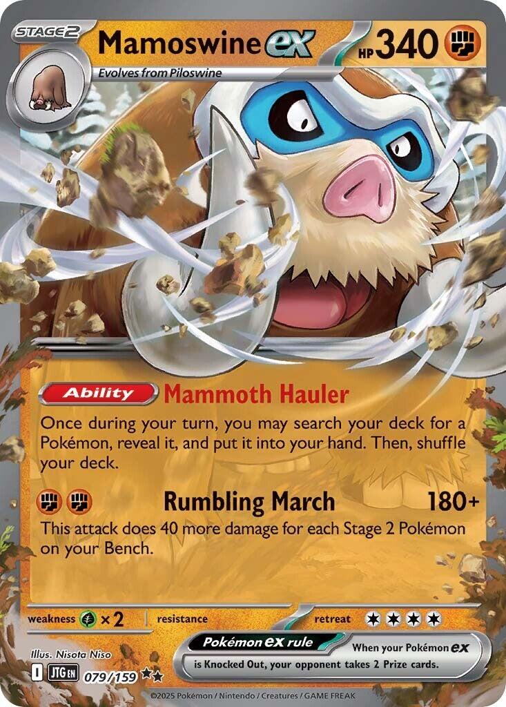 Mamoswine ex (079/159) [Scarlet & Violet: Journey Together] | Enigma On Main