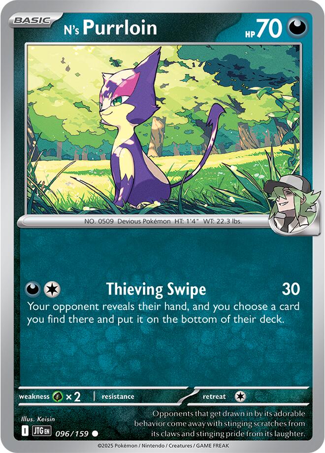 N's Purrloin (096/159) [Scarlet & Violet: Journey Together] | Enigma On Main