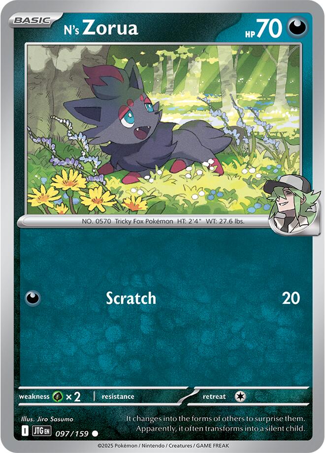 N's Zorua (097/159) [Scarlet & Violet: Journey Together] | Enigma On Main