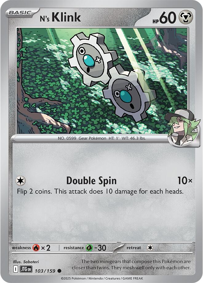 N's Klink (103/159) [Scarlet & Violet: Journey Together] | Enigma On Main