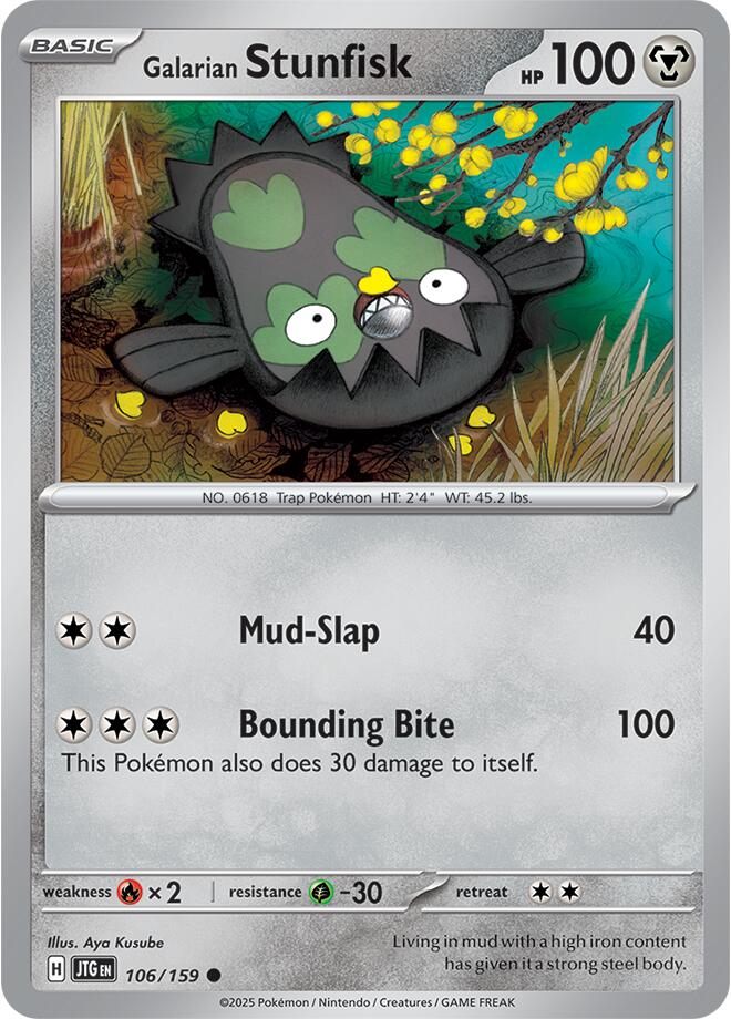 Galarian Stunfisk (106/159) [Scarlet & Violet: Journey Together] | Enigma On Main