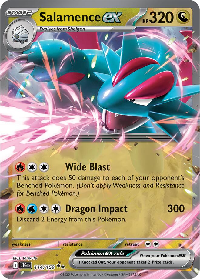Salamence ex (114/159) [Scarlet & Violet: Journey Together] | Enigma On Main