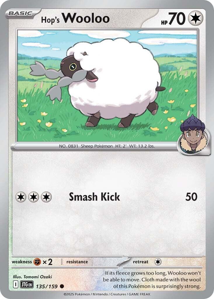 Hop's Wooloo (135/159) [Scarlet & Violet: Journey Together] | Enigma On Main