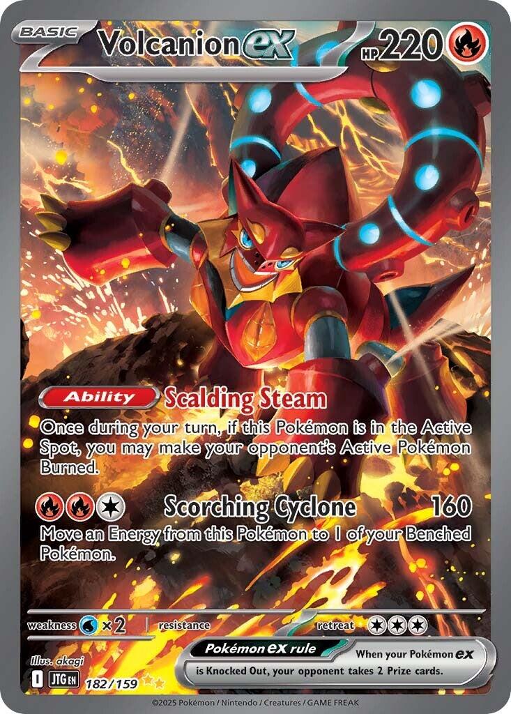 Volcanion ex (182/159) [Scarlet & Violet: Journey Together] | Enigma On Main