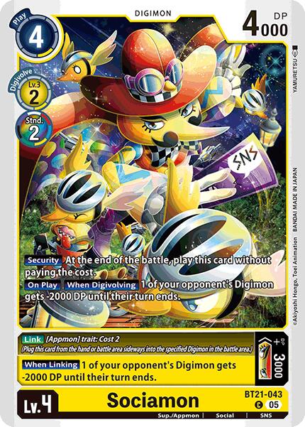 Sociamon [BT21-043] [World Convergence] | Enigma On Main