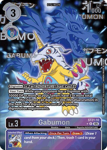 Gabumon [ST21-10] (Rare Pull) [Starter Deck: Hero of Hope] | Enigma On Main