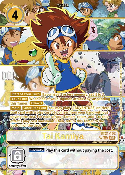 Tai Kamiya [BT21-102] (Rare Pull) [World Convergence] | Enigma On Main