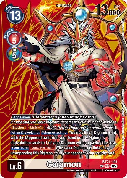 Gaiamon [BT21-101] (SP) [World Convergence] | Enigma On Main