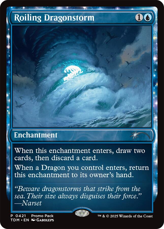 Roiling Dragonstorm [Tarkir: Dragonstorm Promos] | Enigma On Main