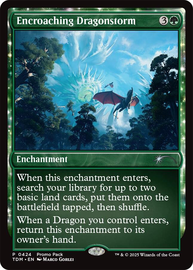Encroaching Dragonstorm [Tarkir: Dragonstorm Promos] | Enigma On Main
