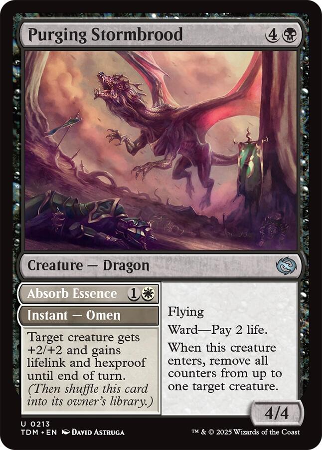 Purging Stormbrood [Tarkir: Dragonstorm] | Enigma On Main