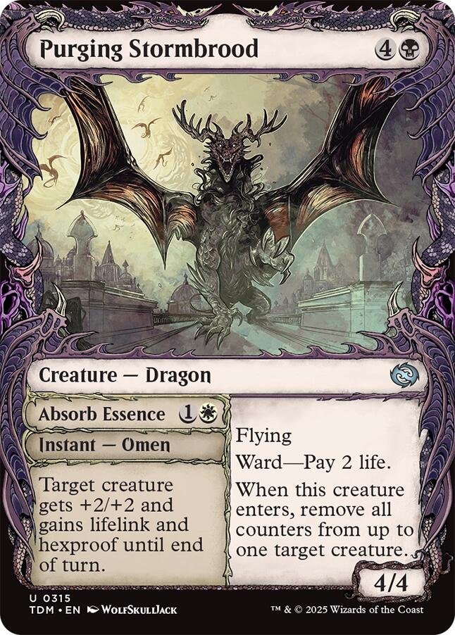 Purging Stormbrood (Showcase) [Tarkir: Dragonstorm] | Enigma On Main