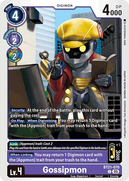 Gossipmon [BT21-070] [World Convergence] | Enigma On Main
