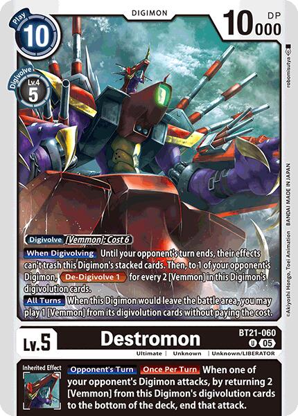 Destromon [BT21-060] [World Convergence] | Enigma On Main
