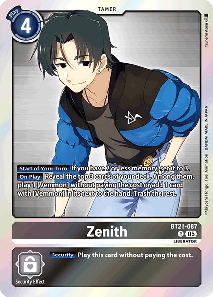 Zenith [BT21-087] [World Convergence] | Enigma On Main