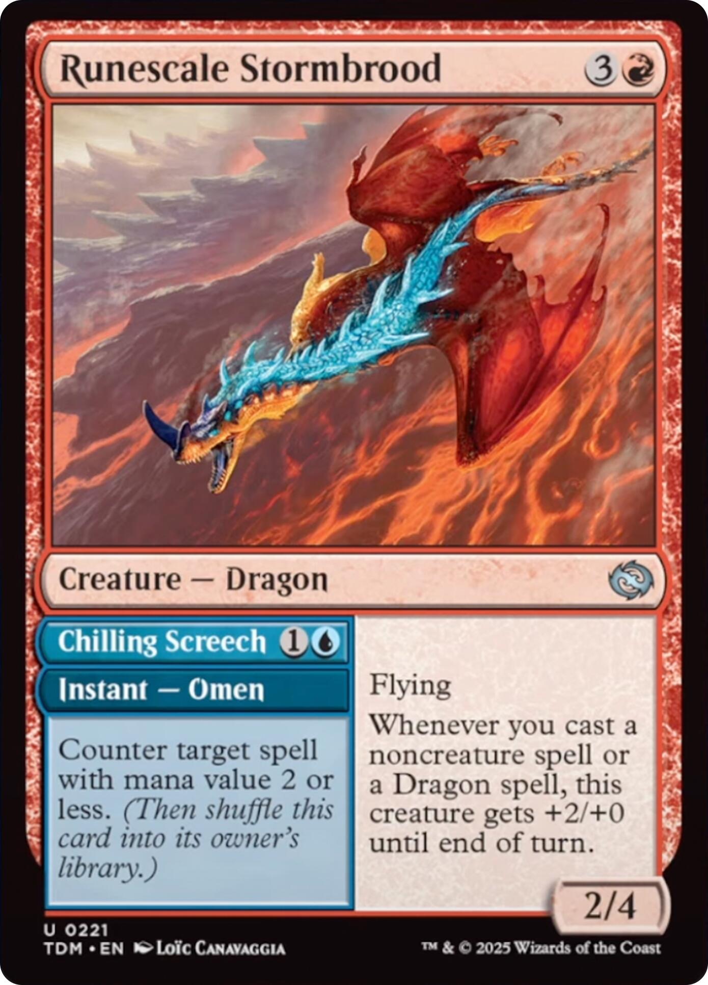 Runescale Stormbrood [Tarkir: Dragonstorm] | Enigma On Main