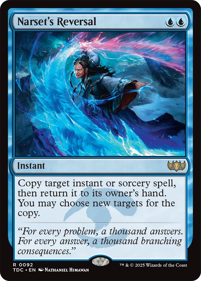 Narset's Reversal [Tarkir: Dragonstorm Commander] | Enigma On Main