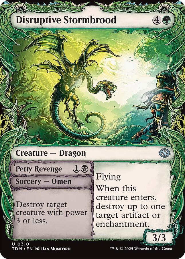 Disruptive Stormbrood (Showcase) [Tarkir: Dragonstorm] | Enigma On Main