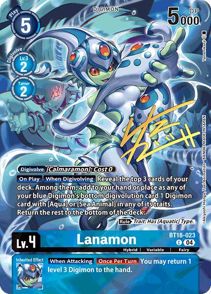 Lanamon [BT18-023] (Signed) [World Convergence] | Enigma On Main