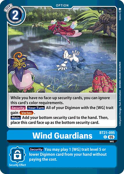 Wind Guardians [BT21-095] [World Convergence] | Enigma On Main
