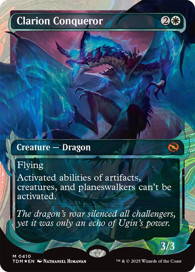 Clarion Conqueror (Showcase) (Halo Foil) [Tarkir: Dragonstorm] | Enigma On Main