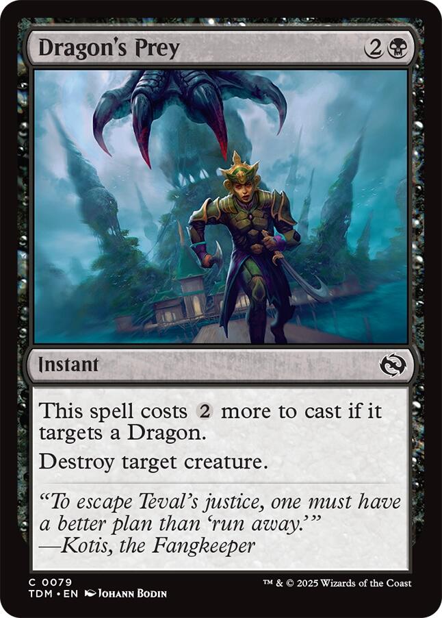 Dragon's Prey [Tarkir: Dragonstorm] | Enigma On Main
