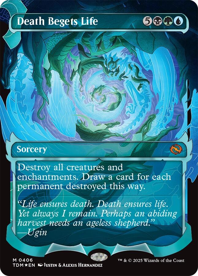 Death Begets Life (Showcase) [Tarkir: Dragonstorm] | Enigma On Main