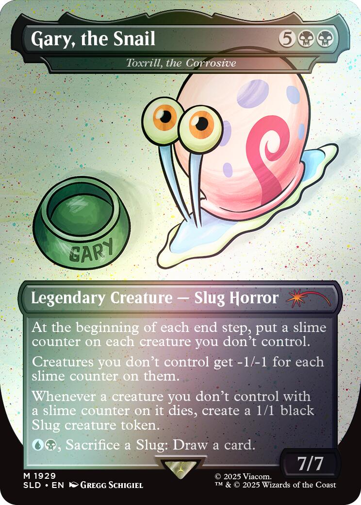 Gary, the Snail - Toxrill, the Corrosive (Rainbow Foil) [Secret Lair Drop Series] | Enigma On Main