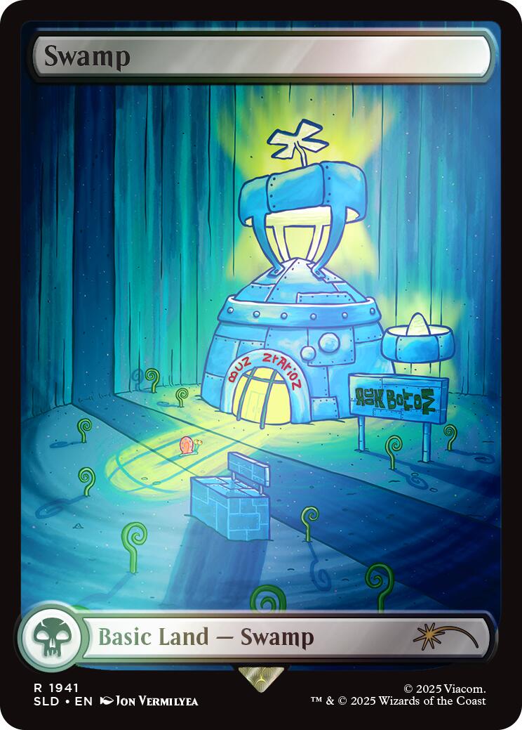 Swamp (1941) (Rainbow Foil) [Secret Lair Drop Series] | Enigma On Main