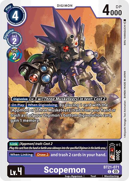 Scopemon [BT21-071] [World Convergence] | Enigma On Main