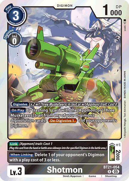 Shotmon [BT21-054] [World Convergence] | Enigma On Main