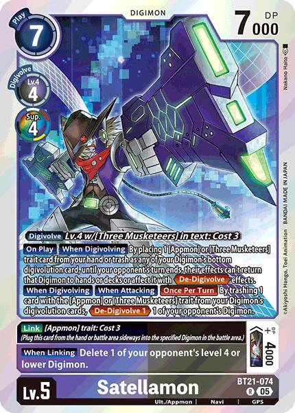 Satellamon [BT21-074] [World Convergence] | Enigma On Main