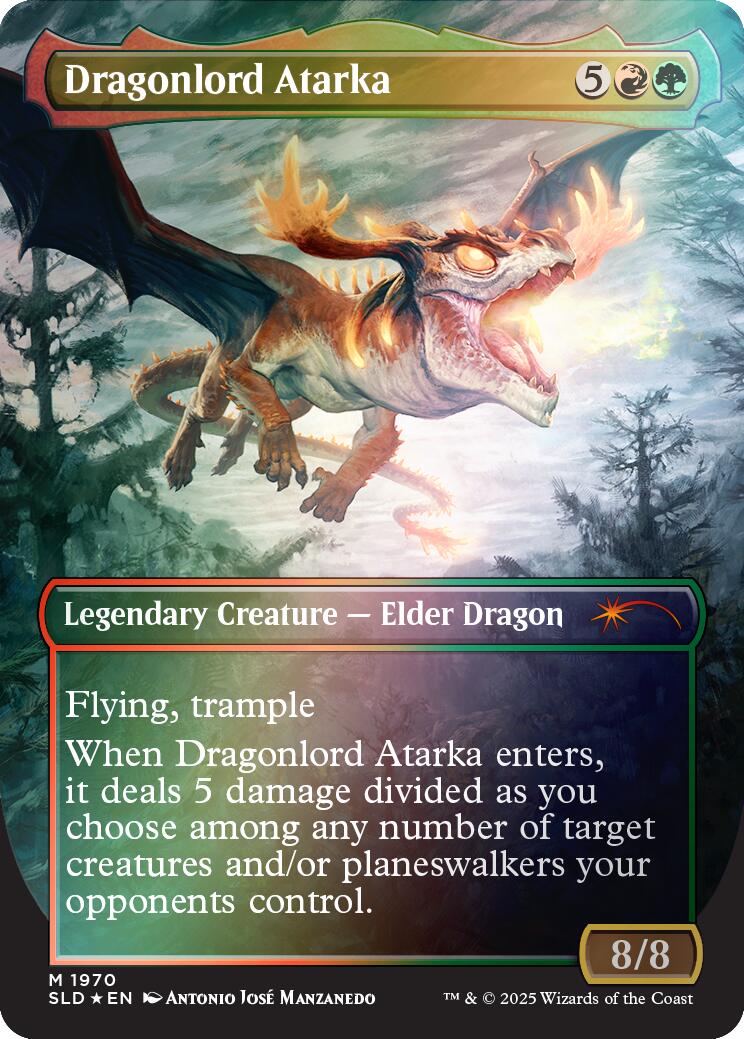 Dragonlord Atarka (Rainbow Foil) [Secret Lair Drop Series] | Enigma On Main