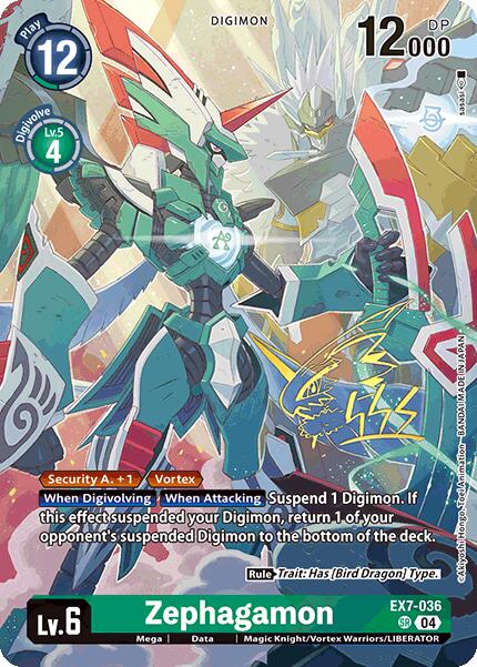 Zephagamon [EX7-036] (Signed) [World Convergence] | Enigma On Main