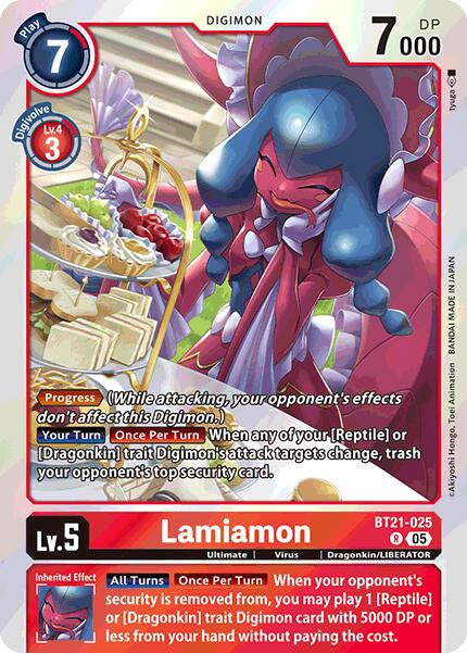 Lamiamon [BT21-025] [World Convergence] | Enigma On Main