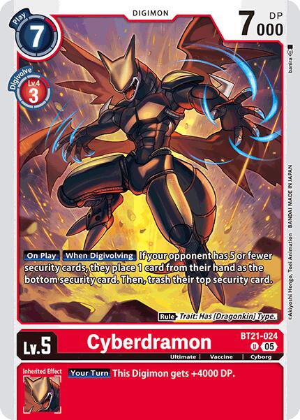 Cyberdramon [BT21-024] [World Convergence] | Enigma On Main