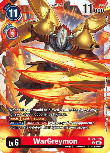 WarGreymon [BT21-026] [World Convergence] | Enigma On Main