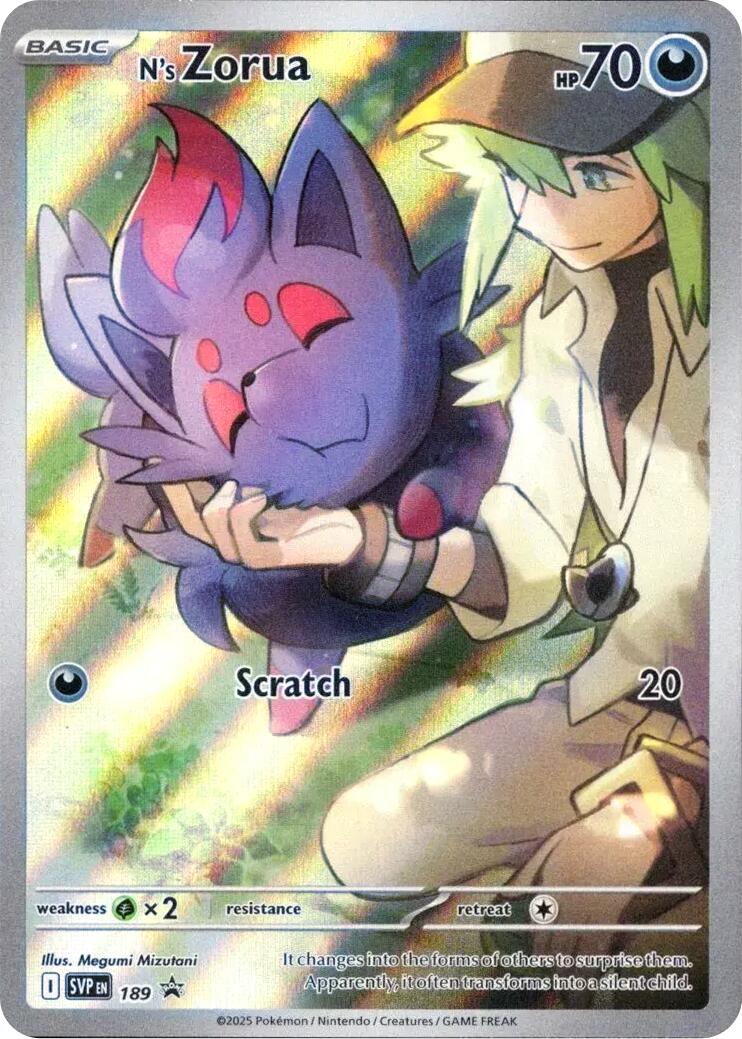 N's Zorua (SVP189) [Scarlet & Violet: Black Star Promos] | Enigma On Main
