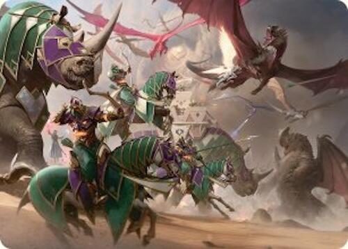 United Battlefront Art Card (5/54) [Tarkir: Dragonstorm Art Series] | Enigma On Main