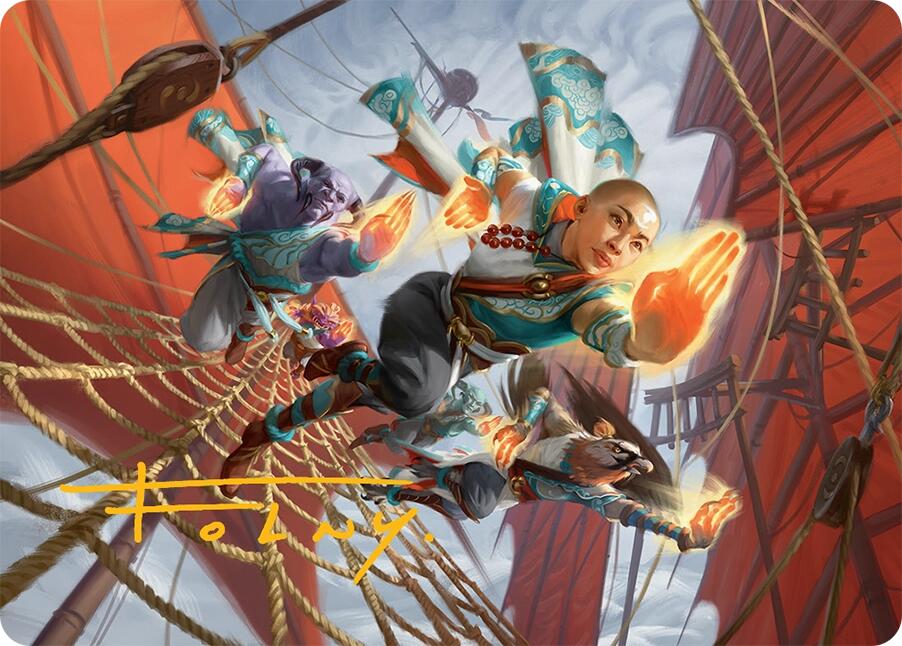 Aligned Heart Art Card (52/54) (Gold-Stamped Signature) [Tarkir: Dragonstorm Art Series] | Enigma On Main