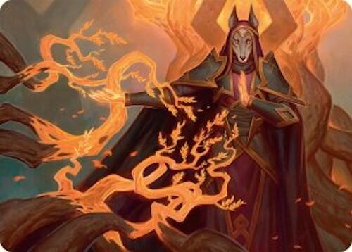 Abzan Devotee Art Card (10/54) [Tarkir: Dragonstorm Art Series] | Enigma On Main