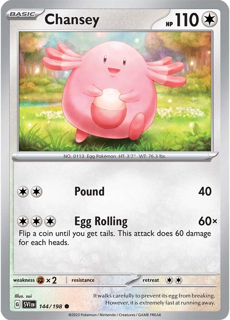 Chansey (144/198) [Scarlet & Violet: Base Set] | Enigma On Main