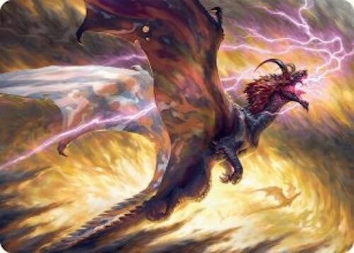 Stormscale Scion Art Card (17/54) [Tarkir: Dragonstorm Art Series] | Enigma On Main