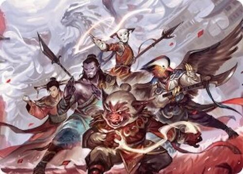 Will of the Jeskai Art Card (54/54) [Tarkir: Dragonstorm Art Series] | Enigma On Main