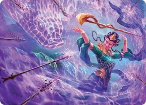 Snakeskin Veil Art Card (19/54) [Tarkir: Dragonstorm Art Series] | Enigma On Main