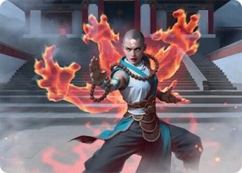 Flamehold Grappler Art Card (24/54) [Tarkir: Dragonstorm Art Series] | Enigma On Main